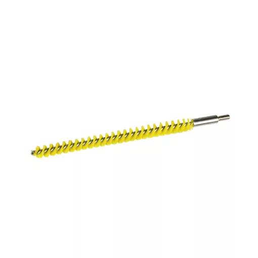 Igeax élelmiszeripari kémcső-, és üvegtisztító kefe fej, átmérő 13mm, hossz 23cm, sárga