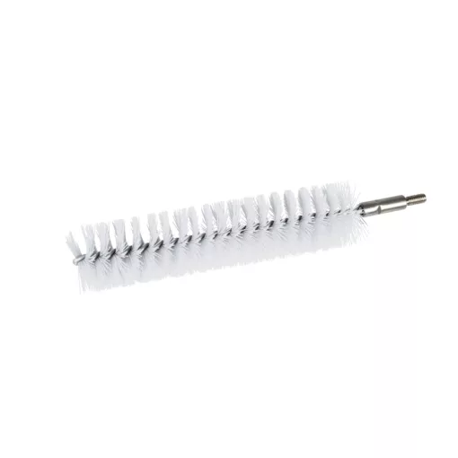 Igeax élelmiszeripari kémcső-, és üvegtisztító kefe fej, átmérő 38mm, hossz 23cm, fehér