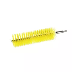   Igeax élelmiszeripari kémcső-, és üvegtisztító kefe fej, átmérő 50mm, hossz 23cm, sárga