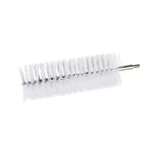 Igeax élelmiszeripari kémcső-, és üvegtisztító kefe fej, átmérő 64mm, hossz 23cm, fehér