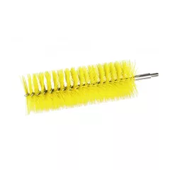   Igeax élelmiszeripari kémcső-, és üvegtisztító kefe fej, átmérő 64mm, hossz 23cm, sárga