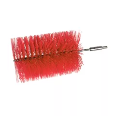   Igeax élelmiszeripari kémcső-, és üvegtisztító kefe fej, átmérő 100mm, hossz 23cm, piros