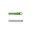 Leopardo alumínum nyél önmagában menetes, zöld, 140cm