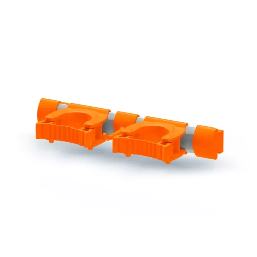 Igeax élelmiszeripari eszköz, nyéltartó 30cm - 2 tartó + 1 kampó, narancs