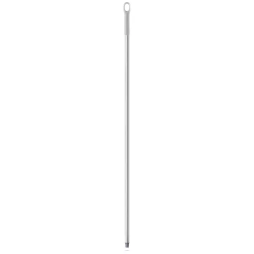 Igeax élelmiszeripari aluminium nyél menetes 150cm-es 25 mm átmérőjű, fehér