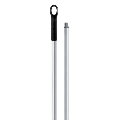 Igeax Aluminium nyél menetes 130cm-es 25 mm vastag fekete