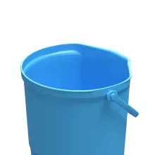 Igeax élelmiszeripari vödör 12L, skálázott, kék