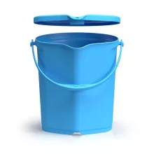 Igeax élelmiszeripari vödör 12L, skálázott, kék