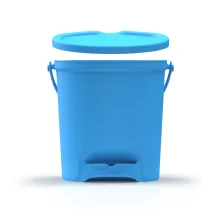 Igeax élelmiszeripari vödör 12L, skálázott, kék