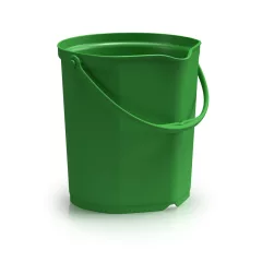 Igeax élelmiszeripari vödör 12L, skálázott, zöld