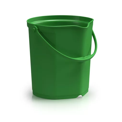 Igeax élelmiszeripari vödör 12L, skálázott, zöld