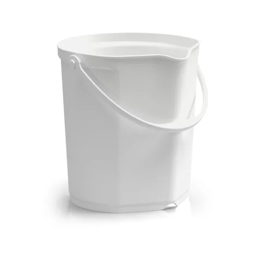 Igeax élelmiszeripari vödör 12L, skálázott, fehér