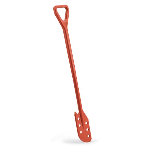 Igeax keverőlapát / kaparó lukacsos 130 mm x 1200 mm piros