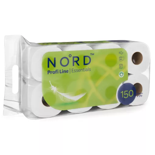 NORD Profi line Essentials kistekercses toalettpapír 2 rétegű fehér 8 tekercses