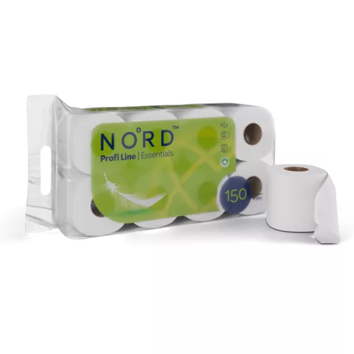 NORD Profi line Essentials kistekercses toalettpapír 2 rétegű fehér 8 tekercses