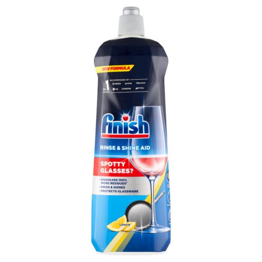 Finish Rinse&Shine Aid mosogatógép öblítő Lemon – 800 ml