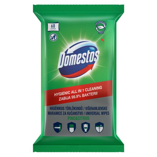 Domestos Higénikus Kendő Citrus utántöltő 60db-os