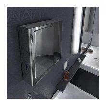 Rozsdamentes Multifunkcionális adagoló, szappan, kéztörlő, illat, tükörrel