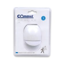 Commel mozgásérzékelő, oldalfali  IP44  12m 