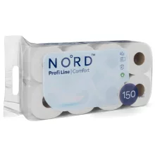 NORD Profi Line Comfort kistekercses toalettpapír 3 rétegű fehér 150 lapos 8 tekercses