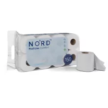 NORD Profi Line Comfort kistekercses toalettpapír 3 rétegű fehér 150 lapos 8 tekercses