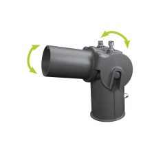   Tartókonzol állítható dőlés szögű, Commel utcai lámpához 60mm/60mm