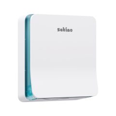   Satino Wepa Hyginity Mini Z hajtogatott kéztörlő adagoló, ABS műanyag, fehér