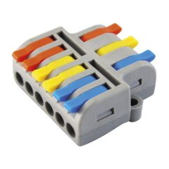   Commel oldható vezeték összekötő, csatos  3-6, 0.2-2.5(4) mm², 5 db