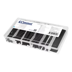 Commel zsugorcső szett  100DB 100mm  fekete