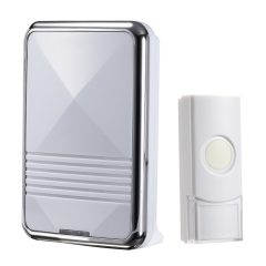   Commel vezeték nélküli csengő, 36 dallam, 300m hatótáv, fehér/króm