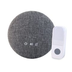   Commel vezeték nélküli csengő, 38 dallam, 200m hatótáv, szürke