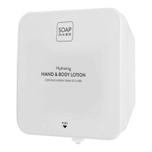 Soap-In-A-Box fényes fehér kéz- és testápoló adagoló