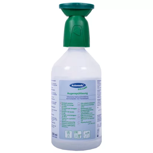 Actiomedic EYE CARE elsősegély szemkimosó 0.9%-os nátrium-klorid oldattal, 500 ml