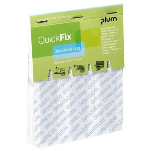 Plum QuickFix long kimutatható fémszálas ragtapasz 30db-os