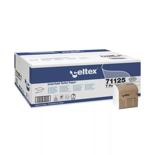 Celtex T Pack hajtogatott toalettpapír cellulóz 2 réteg, 10x21cm, 40x225 lap