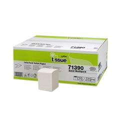   Celtex E-Tissue hajtogatott toalettpapír, recy, 2 réteg, 10,5x18cm, 36x250 lap
