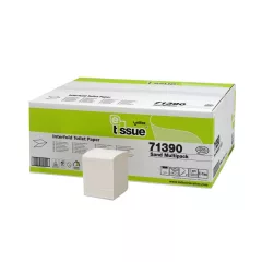   Celtex E-Tissue hajtogatott toalettpapír, recy, 2 réteg, 10,5x18cm, 36x250 lap