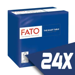   Fato Szalvéta 24x24cm sötétkék 2 rétegű 100 lap/csomag (24 csomag)