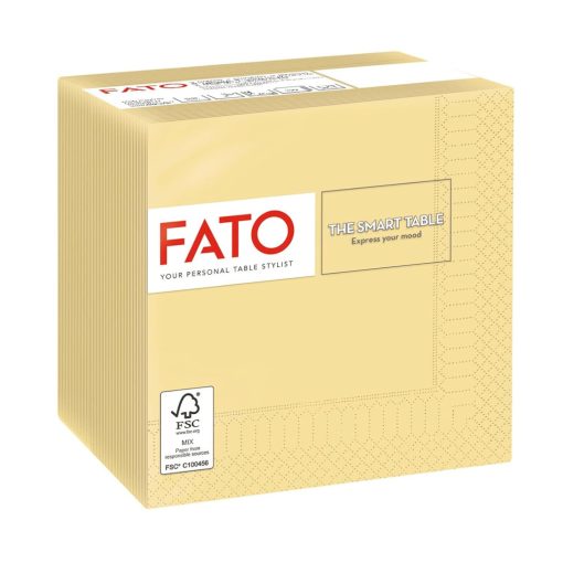 Fato Szalvéta 24x24cm pezsgő 2 rétegű 100 lap/csomag 