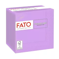 Fato Szalvéta 24x24cm lila 2 rétegű 100 lap/csomag 