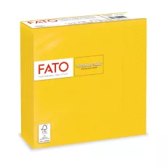 Fato Szalvéta 33x33cm sárga 2 rétegű 50 lap/csomag 