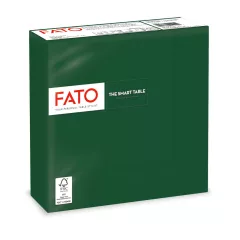 Fato Szalvéta 33x33cm erdőzöld 2 rétegű 50 lap/csomag 