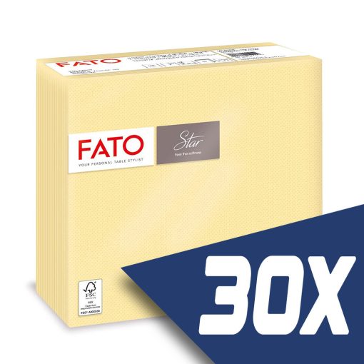 Fato Sztár szalvéta 2 rétegű 38x38cm pezsgő 40 szál/csomag (30 csomag)