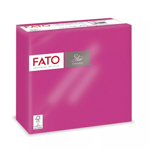 Fato Sztár szalvéta 2 rétegű 38x38cm fuxia 40 szál/csomag 