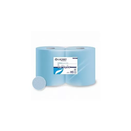 Lucart Strong Blue 3.500 ipari törlőkendő, 3 rétegű, 500 lap, 2 tekercs/zsugor