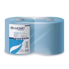   Lucart strong blue 252 ipari törlőkendő  681 lap/tekercs 2 tekercs/zsugor