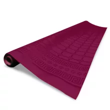 Fato Asztalterítő tekercs 1.2x7m damask bordó