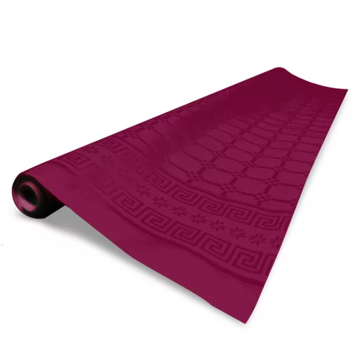 Fato Asztalterítő tekercs 1.2x7m damask bordó