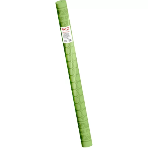 Fato Asztalterítő tekercs 12x7m damask verde mela alma zöld