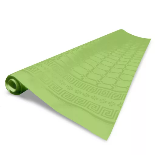 Fato Asztalterítő tekercs 12x7m damask verde mela alma zöld